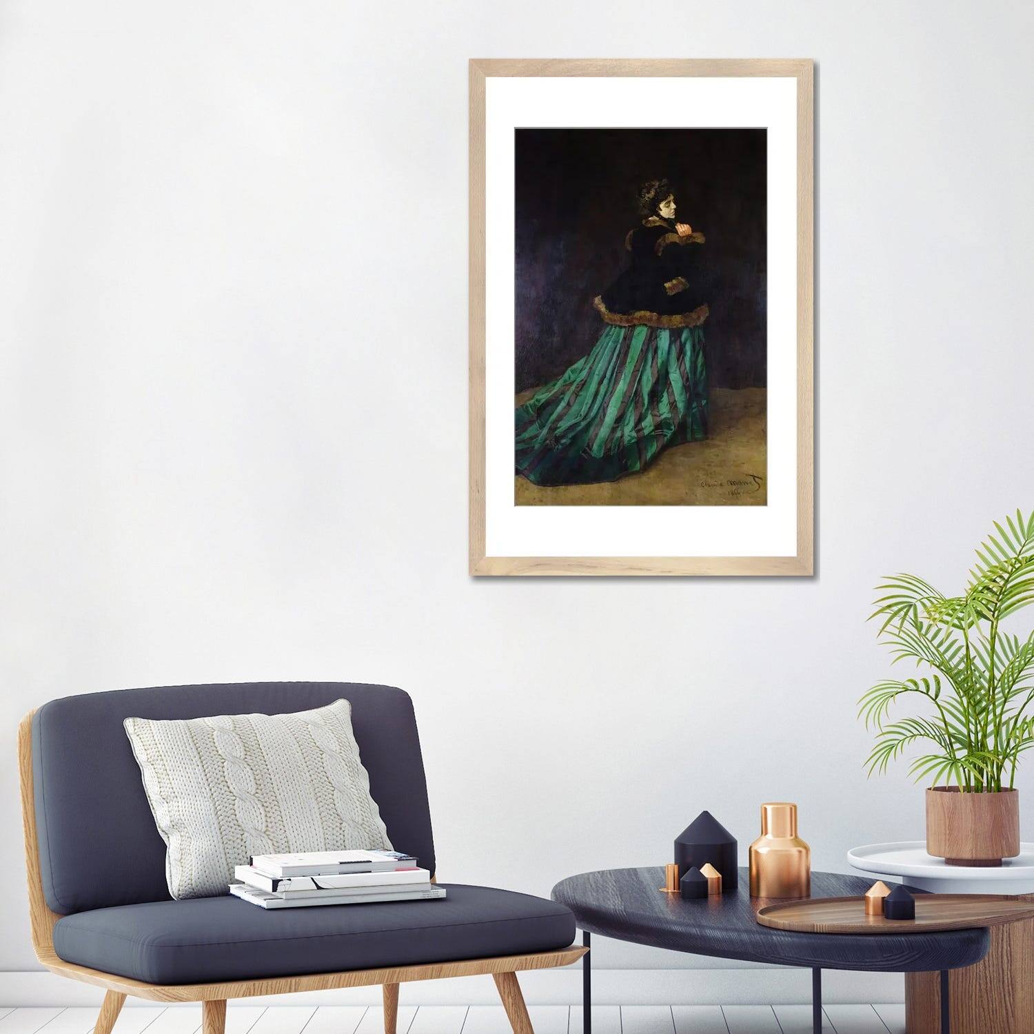 iCanvas "Camille, or The Woman in the Green Dress, 1866 " by Claude Bed Bath & Beyond